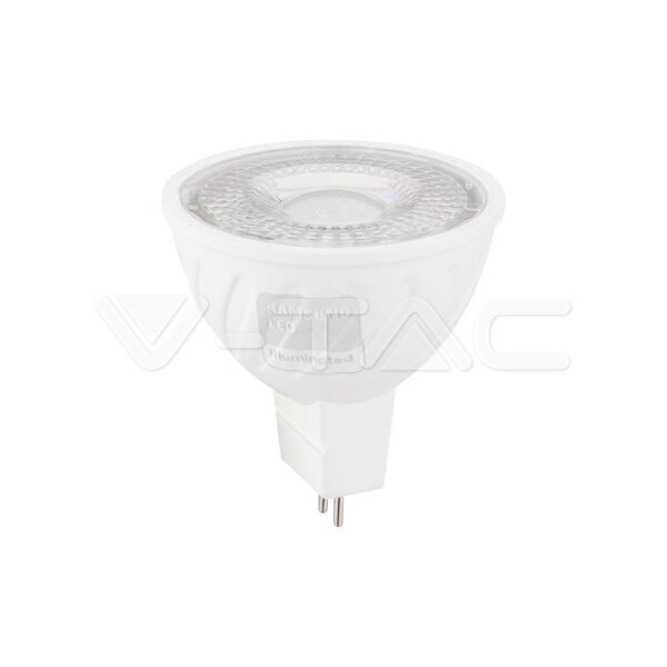 6W MR16 RIPPLE PLASTIC SPOTLIGHT WITH SAMSUNG CHIP 6500K 38`D