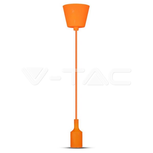 E27 PENDANT HOLDER ORANGE