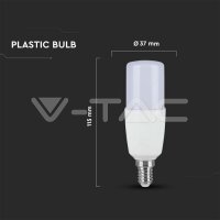 9W E14 T37 PLASTIC BULB 2700K