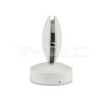 7W LED WALL LIGHT 4000K IP65 WHITE BODY