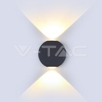 6W LED WALL LIGHT  3000K -BLACK BODY IP65