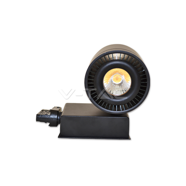 33W LED TRACK LIGHT BLACK BODY COB CRI95 5000K