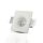 GU10 GYPSUM FITTING SQUARE-WHITE